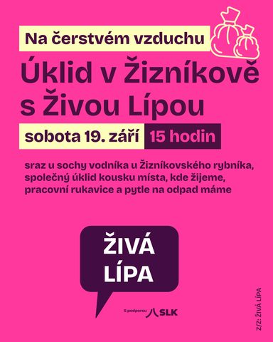 Úklid s Živou Lípou v Žizníkově